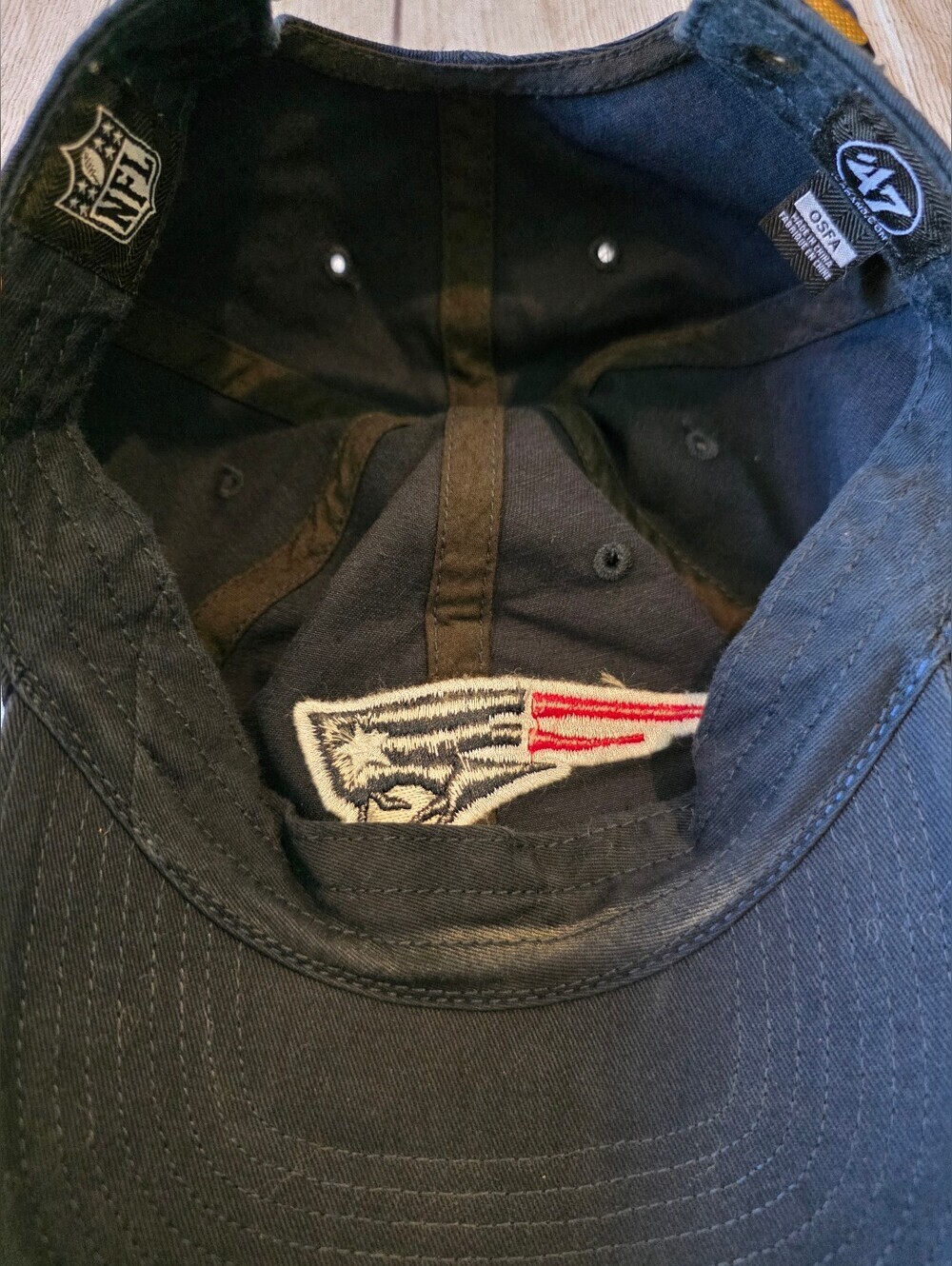 NEW '47 Brand Women's Adjustable Clean Up Hat New England Patriots New Condition - Picture 5 of 6